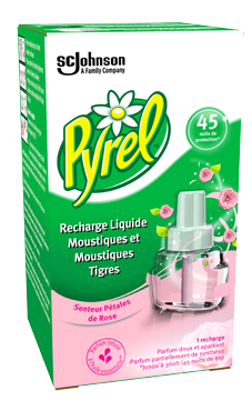 Pyrel® Diffuseur Liquide Repulsif Moustiques Agrumes Boises 45 Nuits